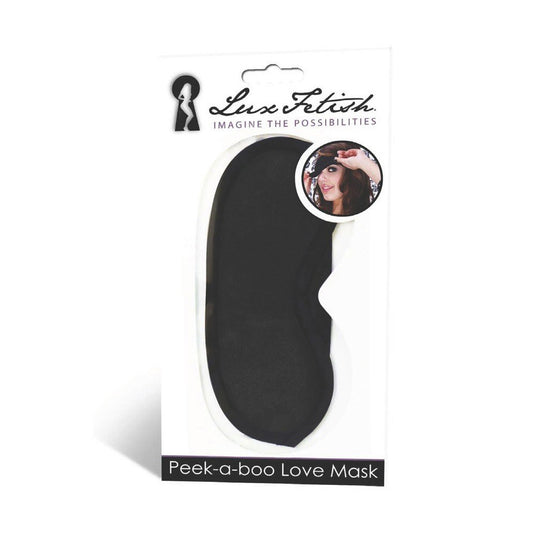 Peek-A-Boo Love Mask Black | 4890808105030 | Available at EroticWarehouse.com