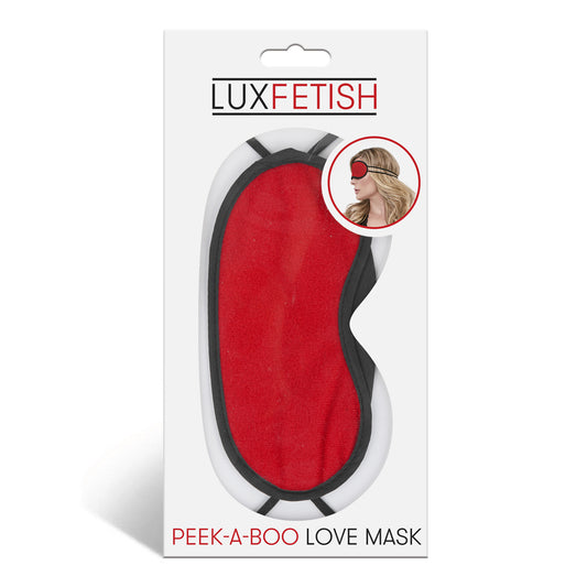 Peek-A-Boo Love Mask Red | 4890808105054 | Available at EroticWarehouse.com