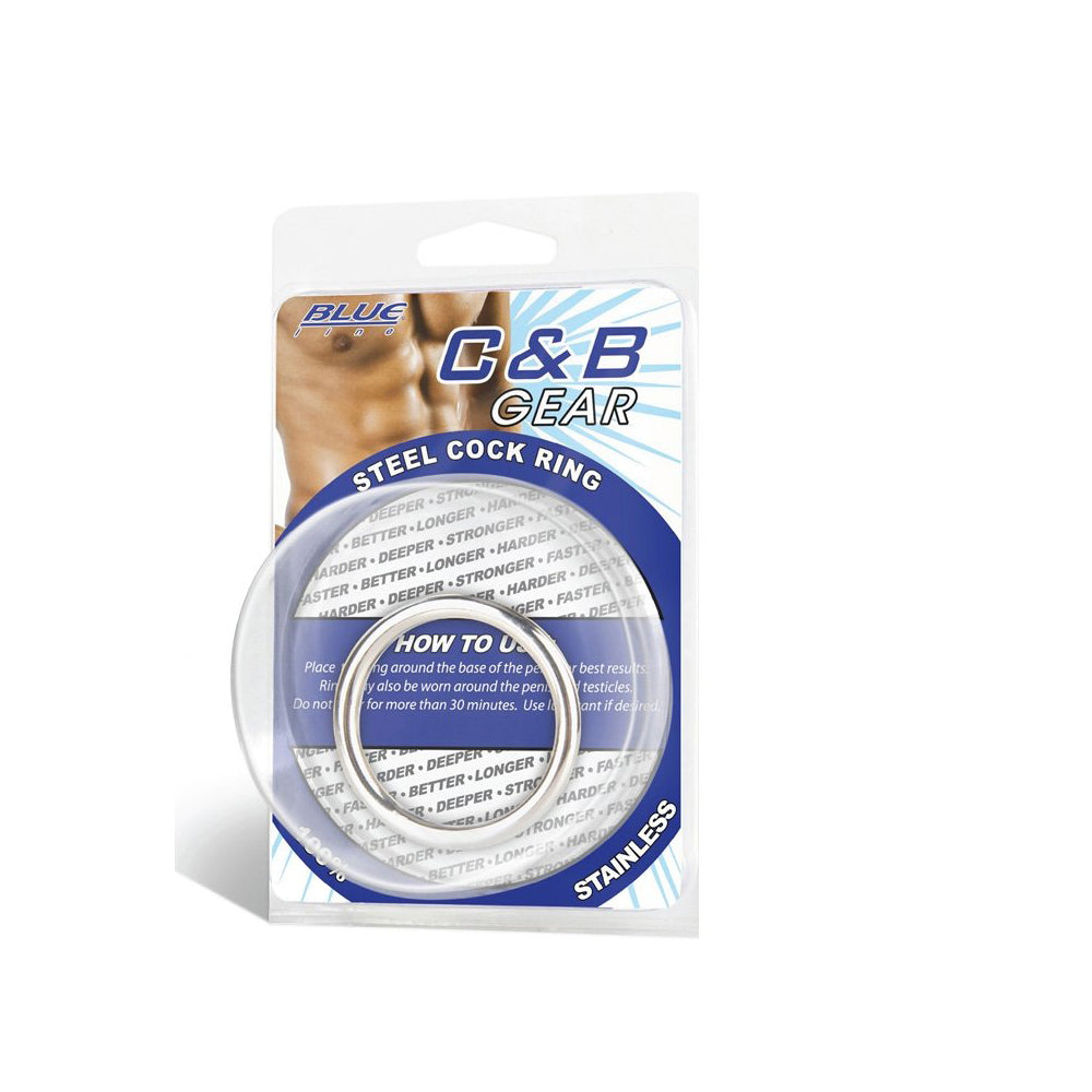 Steel Cock Ring 1.5" | 4890808125236 | Available at EroticWarehouse.com