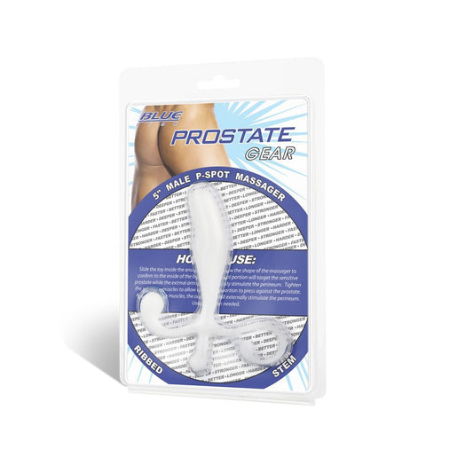 5" Male P-Spot Massager White | 4890808125892 | Available at EroticWarehouse.com