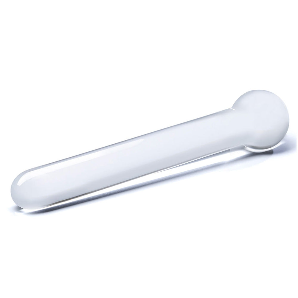 7" Straight Glass Dildo | 4890808169698 | Available at EroticWarehouse.com