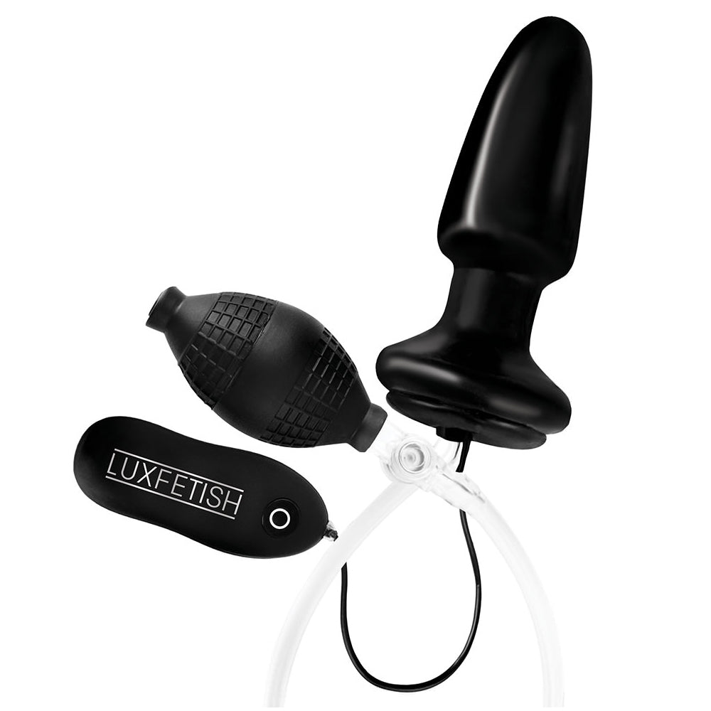 4" Inflatable Vibrating Butt Plug | 4890808210918 | Available at EroticWarehouse.com