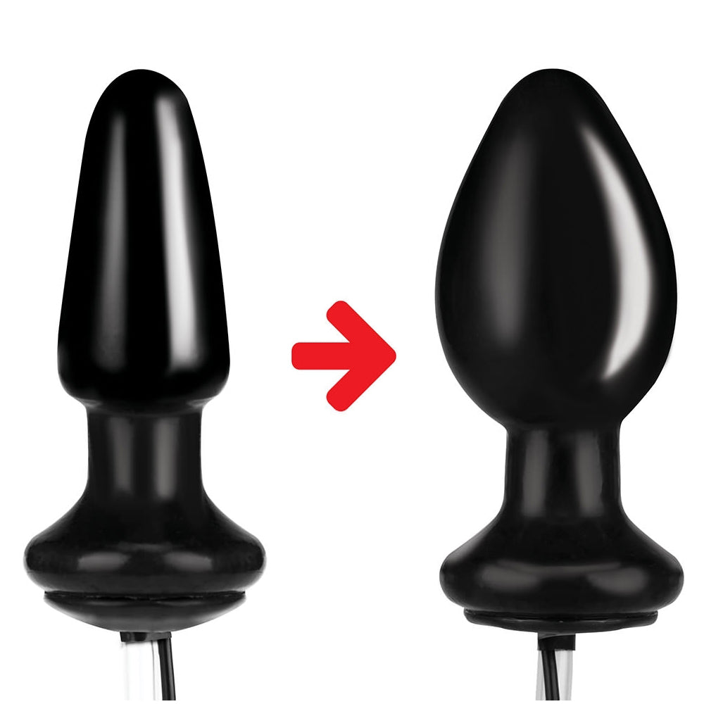 4" Inflatable Vibrating Butt Plug | 4890808210918 | Available at EroticWarehouse.com