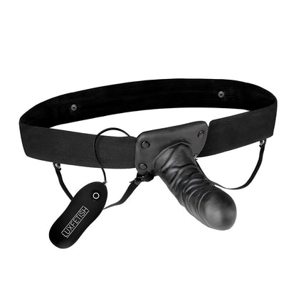 Unisex Vibrating Hollow Strap-On Dildo | 4890808210932 | Available at EroticWarehouse.com