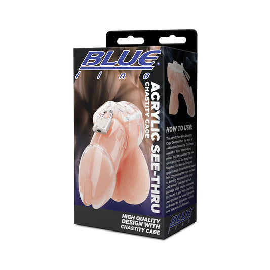 Acrylic See-Thru Chastity Cage | 4890808238691 | Available at EroticWarehouse.com