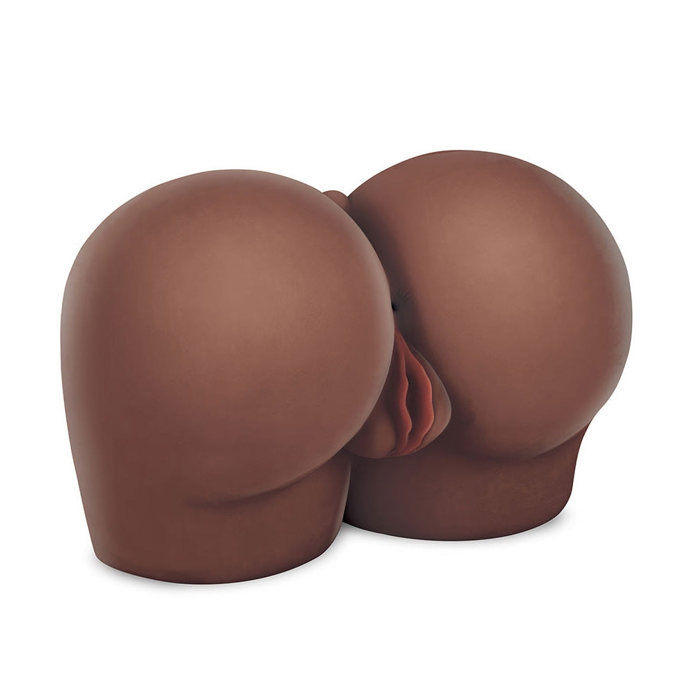Luv Dollz Remote Control Doggy Style Pussy & Ass Mocha | 4890808243381 | Available at EroticWarehouse.com