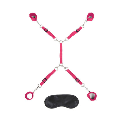Lux Fetish 7 Pc Bed Spreader - Hot Pink | 4890808245569 | Available at EroticWarehouse.com