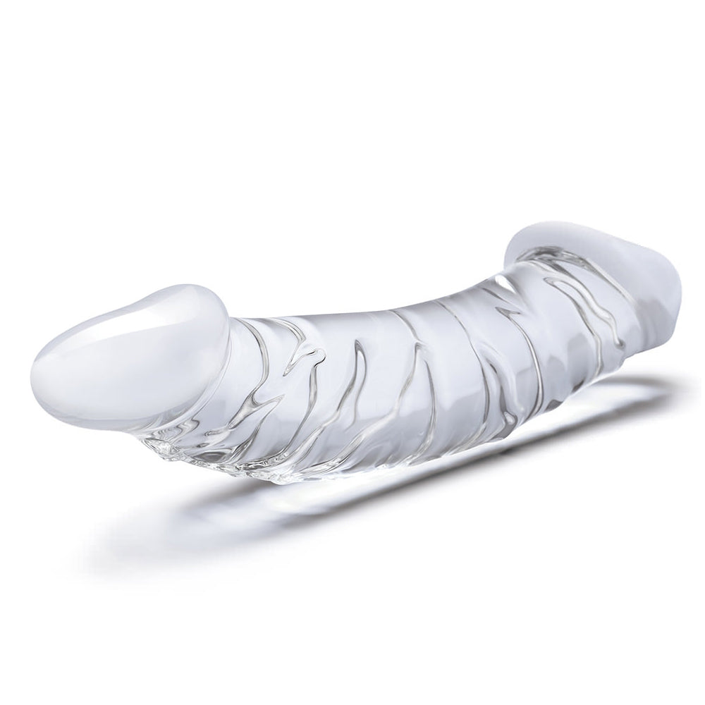 Glas 10.5'' Girthy Realistic Glass Double Dong | 4890808250518 | Available at EroticWarehouse.com