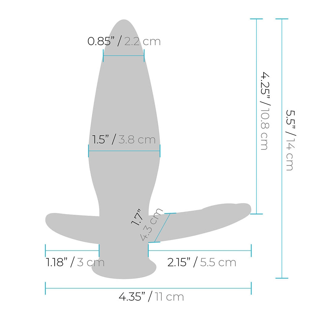 Impaler Deep Drilling Remote Controlled Butt Plug | 4890808254165 | Available at EroticWarehouse.com
