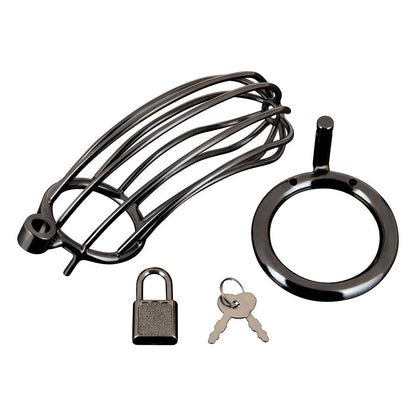 Prisoner Cock Cage Black | 4890808263341 | Available at EroticWarehouse.com