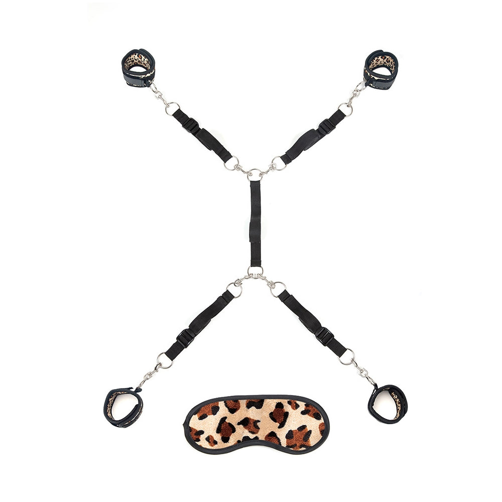 7 Pc Bed Spreader Leopard | 4890808263396 | Available at EroticWarehouse.com