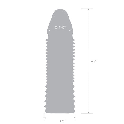 6.5" Triple Sensation Penis Enhancing Sleeve Extension | 4890808264560 | Available at EroticWarehouse.com