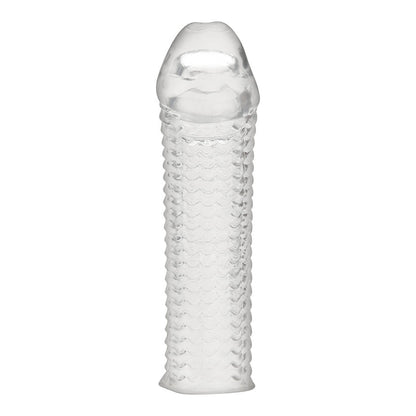 6.5" Clear Textured Penis Enhancing Sleeve Extension | 4890808264591 | Available at EroticWarehouse.com