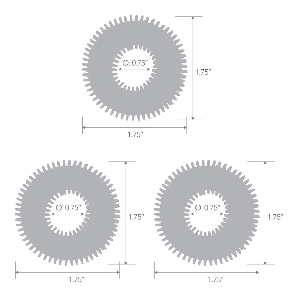 3-Pack Ultra-Stim Stretch Cock Rings | 4890808264645 | Available at EroticWarehouse.com
