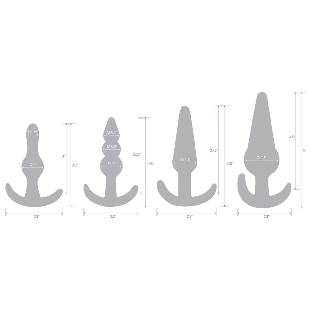4Pc Anal Training Set | 4890808264676 | Available at EroticWarehouse.com
