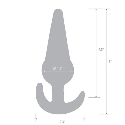 5" Medium Tapered Butt Plug | 4890808264751 | Available at EroticWarehouse.com