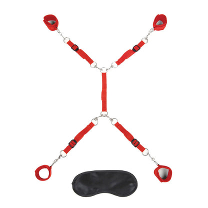 7Pc Bed Spreader Red | 4890808278543 | Available at EroticWarehouse.com