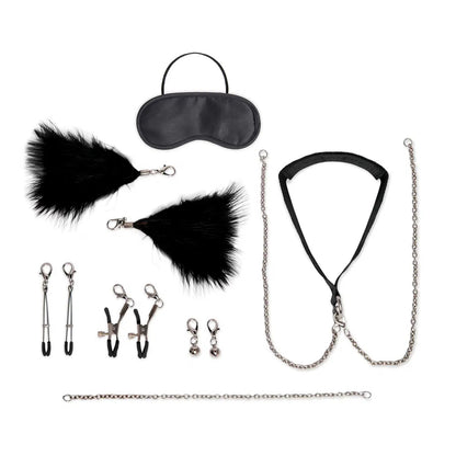 12-Piece Interchangeable Collar & Nipple Clips Set | 4890808279359 | Available at EroticWarehouse.com