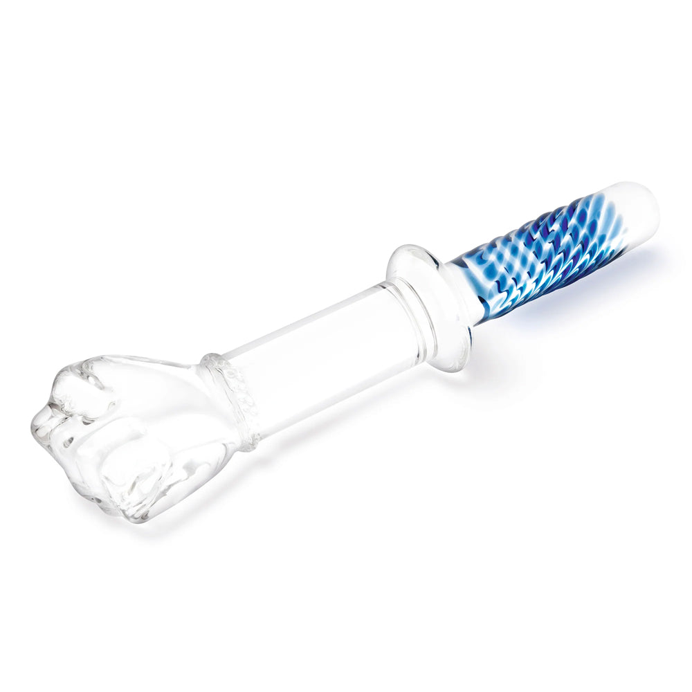 Glas 11" Glass Fist Double Ended With Handle Grip | 4890808283011 | Available at EroticWarehouse.com