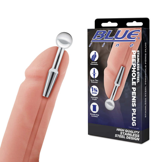 Stainless Steel Peephole Penis Plug | 4890808283271 | Available at EroticWarehouse.com