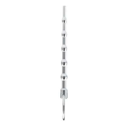 4.5" Stainless Steel Beaded Urethral Sound | 4890808283363 | Available at EroticWarehouse.com