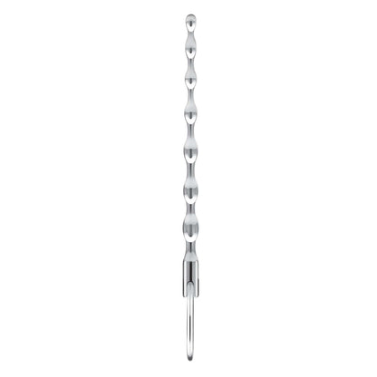 4.25" Stainless Steel Ribbed Urethral Sound | 4890808283370 | Available at EroticWarehouse.com