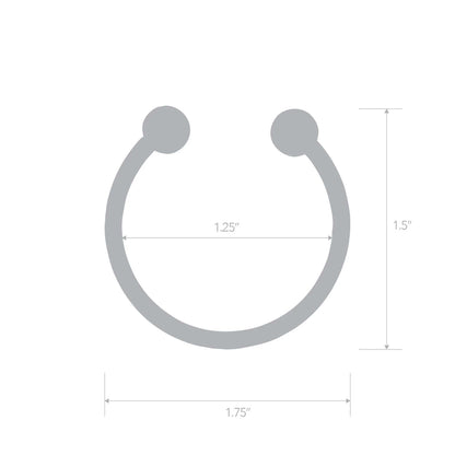 Stainless Steel Bull Nose Glans Ring | 4890808283394 | Available at EroticWarehouse.com