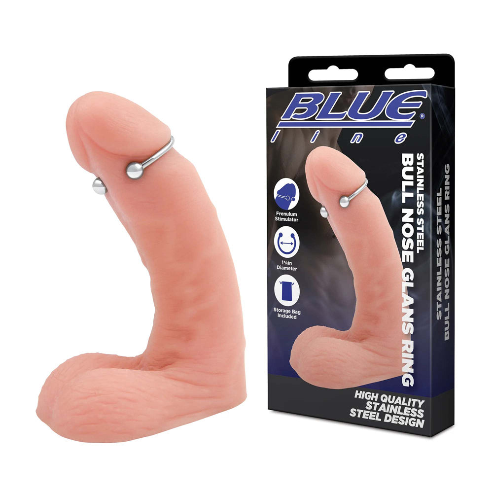 Stainless Steel Bull Nose Glans Ring | 4890808283394 | Available at EroticWarehouse.com