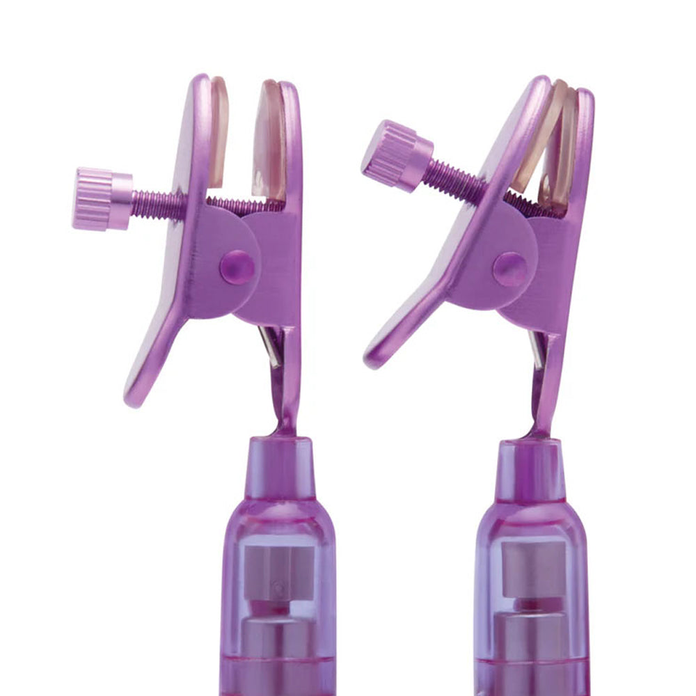 Remote Control Vibrating Nipple Clips | 4890808284025 | Available at EroticWarehouse.com