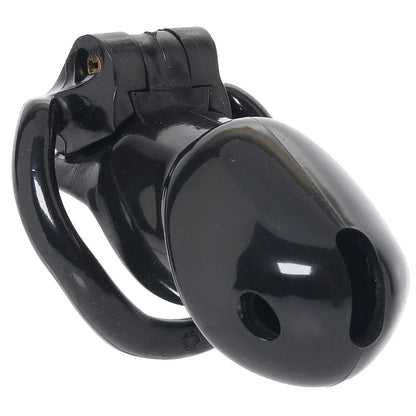 Lockmaster 4" Resin Cock Cage Black | 4890808285299 | Available at EroticWarehouse.com
