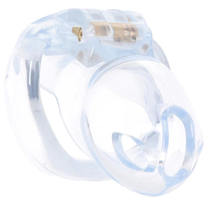 Lockmaster 3.5" Side Lock See Thru Chastity Cage | 4890808285312 | Available at EroticWarehouse.com