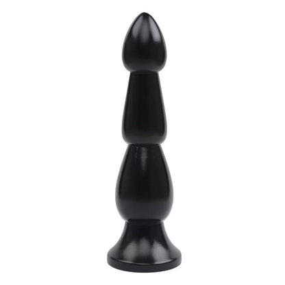 9" Ribbed Butt Plug | 4890808288962 | Available at EroticWarehouse.com
