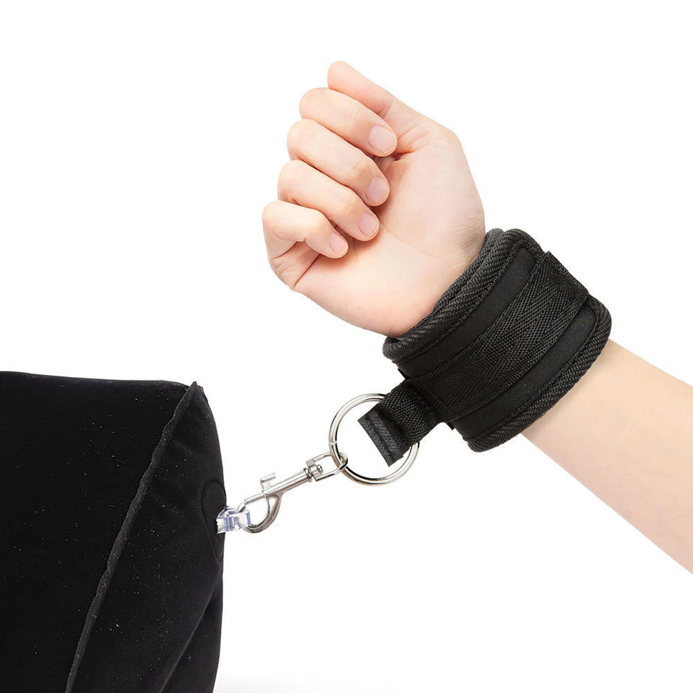 Inflatable Position Wedge With Detachable Cuffs | 4890808292433 | Available at EroticWarehouse.com