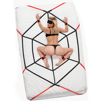Webbed Up Bedspreader Restraint System | 4890808292440 | Available at EroticWarehouse.com