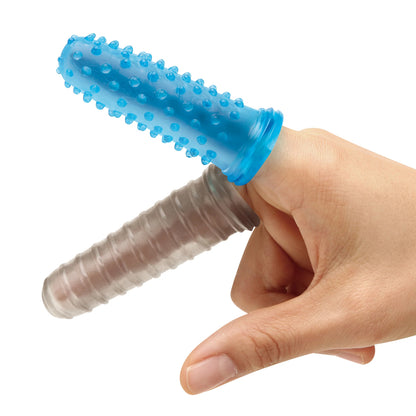 2-Pack Anal Stimulating Finger Sleeves | 4890808292495 | Available at EroticWarehouse.com