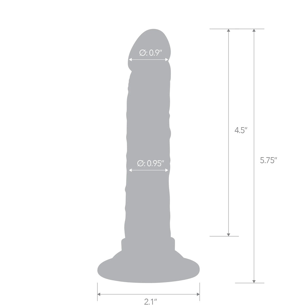 5.75" Suction Cup Anal Dildo | 4890808292501 | Available at EroticWarehouse.com