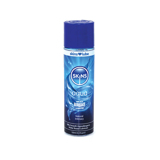 Skins Aqua Water Based Lubricant 4.4 oz. | 5037353004664 | Available at EroticWarehouse.com