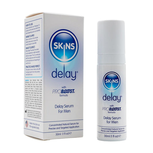 Skins Natural Delay Serum 30 Ml. | 5037353004947 | Available at EroticWarehouse.com