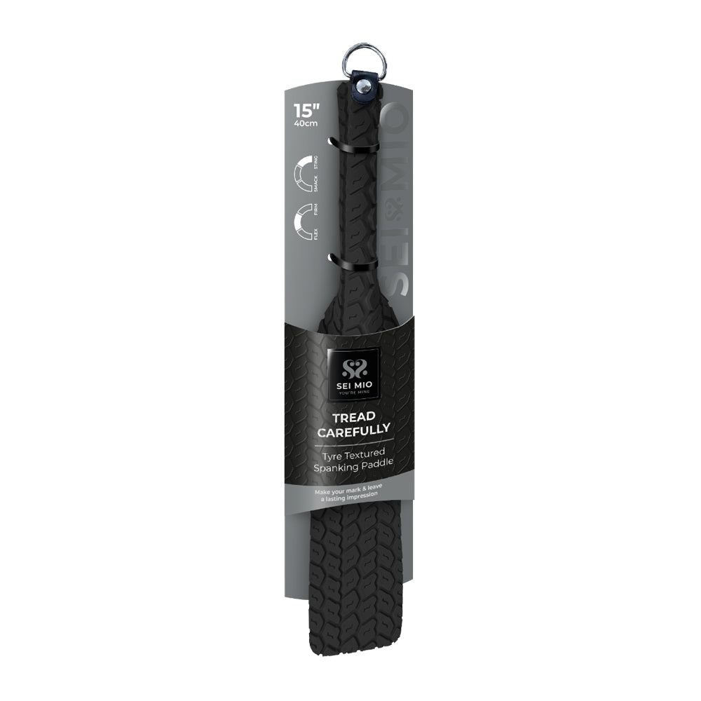 Sei Mio Tyre Paddle Large Black | 5037353006354 | Available at EroticWarehouse.com