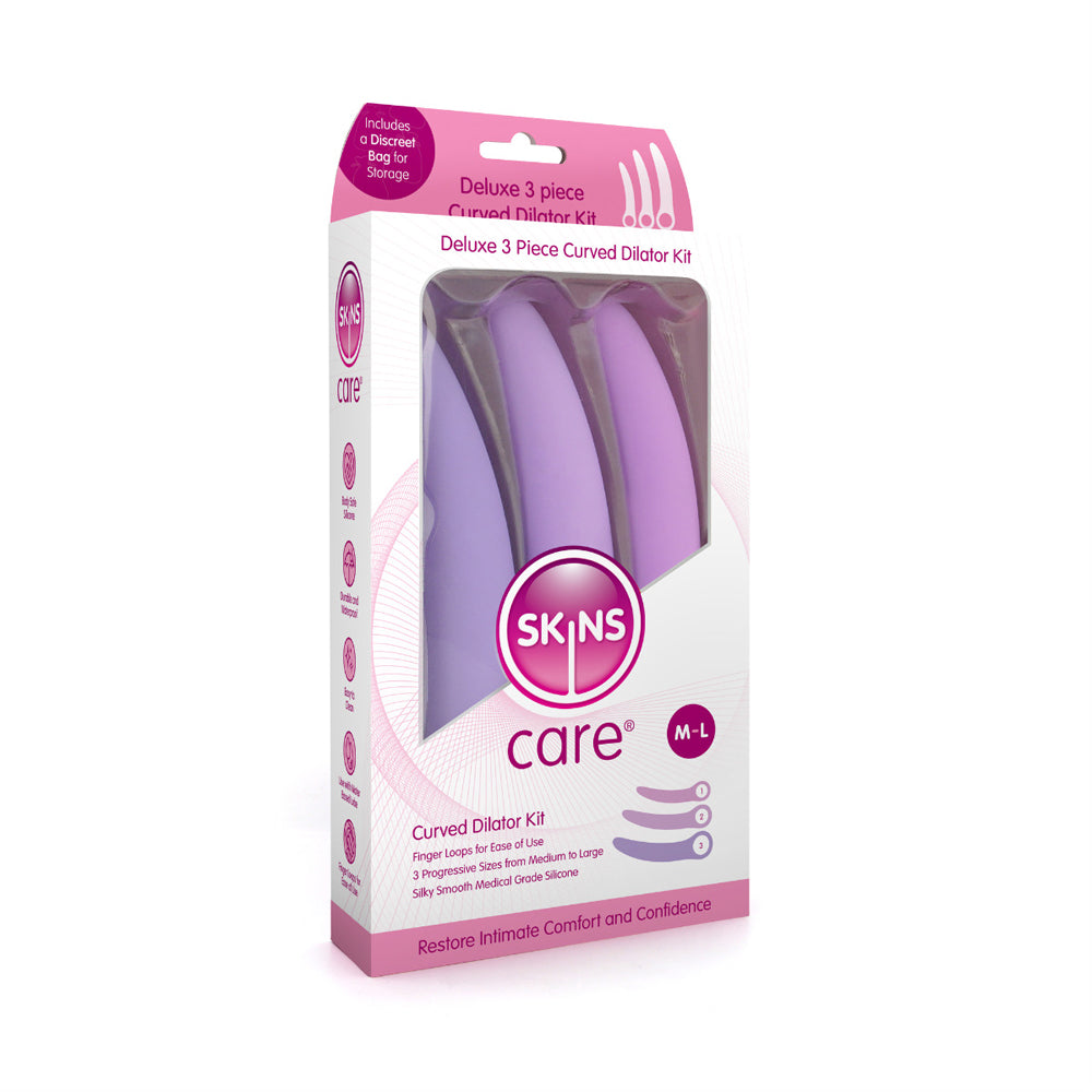 Skins Care Curved Dilators 3Pc Set M/L | 5037353011884 | Available at EroticWarehouse.com