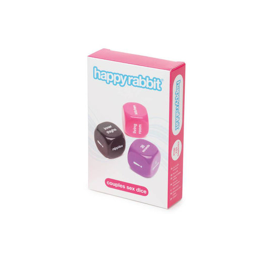Happy Rabbit Couple's Dice | 5060020007903 | Available at EroticWarehouse.com