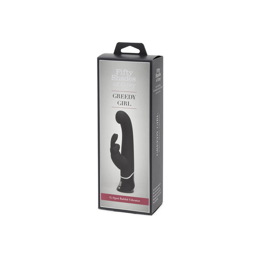 Fifty Shades Of Grey Greedy Girl Rechargeable G-Spot Rabbit Vibrator | 5060108815734 | Available at EroticWarehouse.com
