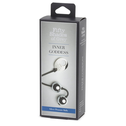 Fifty Shades Of Grey Inner Goddess Silver Pleasure Balls 221G | 5060108819749 | Available at EroticWarehouse.com