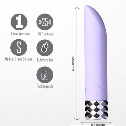 Angel Crystal Gems USB Rechargeable 25-Function Bullet | 5060311472496 | Available at EroticWarehouse.com