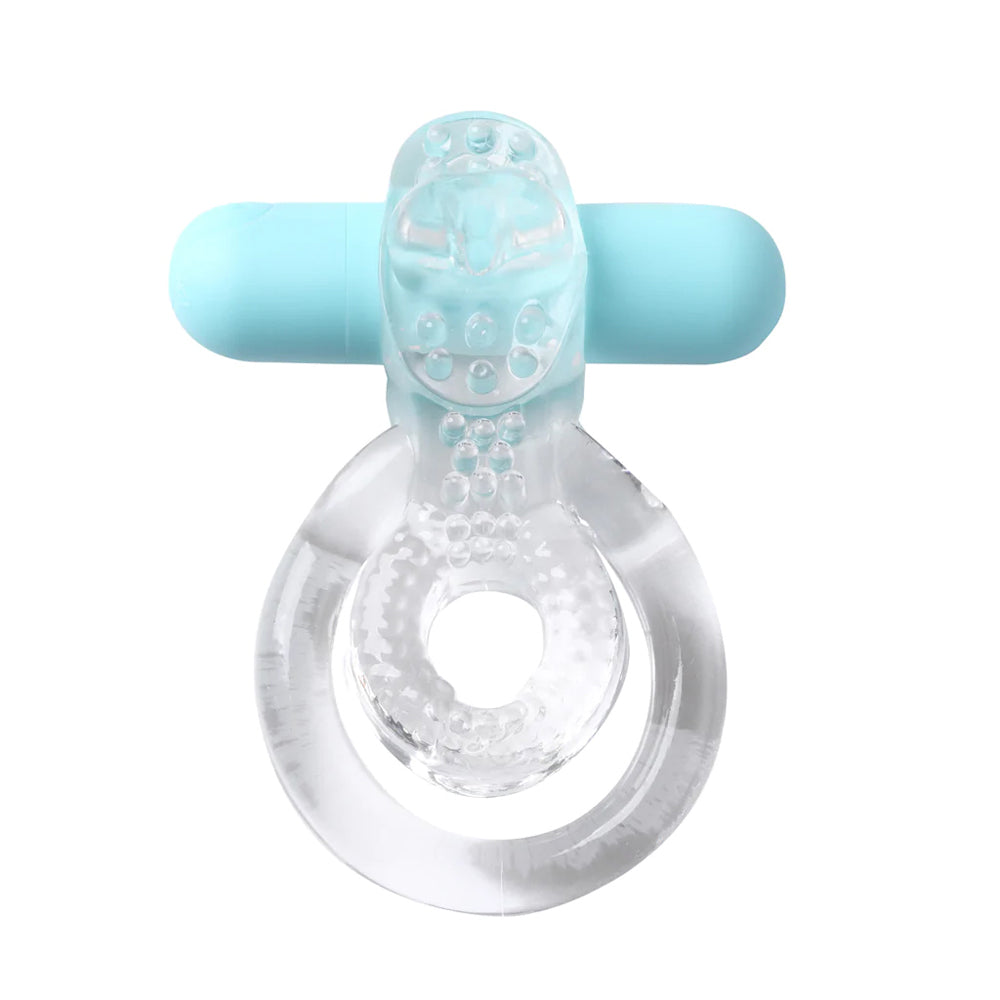 Maia Jayden USB Rechargeable Vibrating Erection Enhancer Ring Clear | 5060311472533 | Available at EroticWarehouse.com