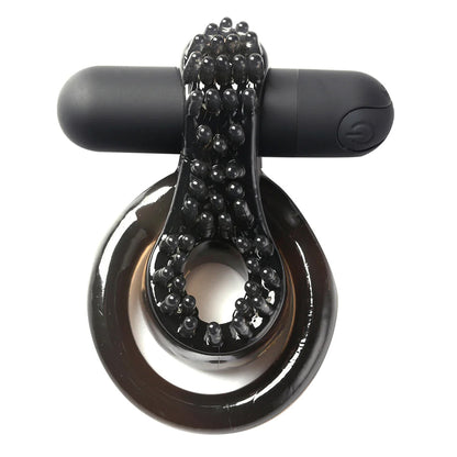 Maia Jagger USB Rechargeable Vibrating Erection Enhancer Ring Black | 5060311472540 | Available at EroticWarehouse.com