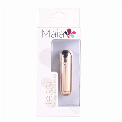 Maia Jessi GOLD USB Rechargeable Super Charged Mini Bullet | 5060311472618 | Available at EroticWarehouse.com