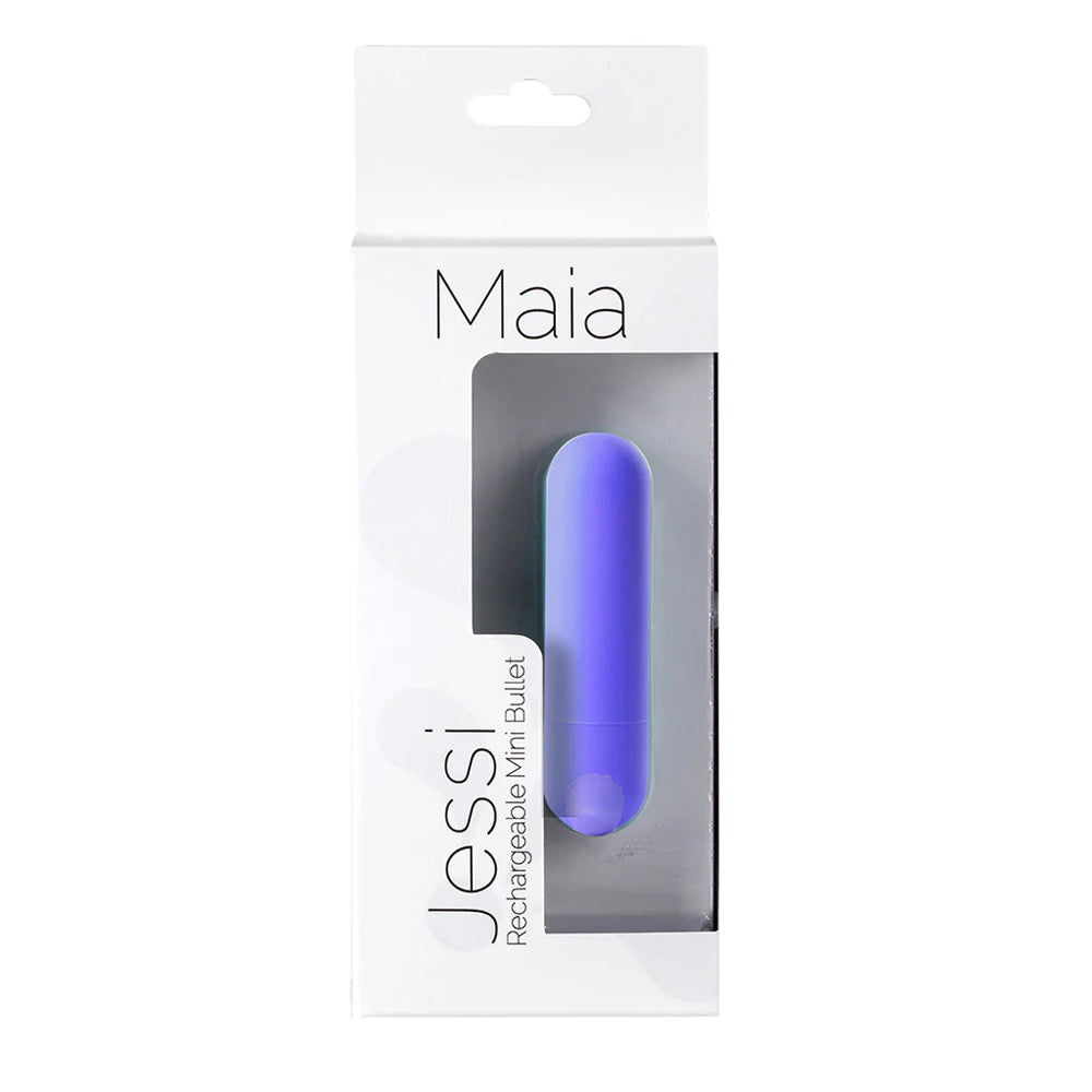 Maia Jessi USB Rechargeable Super Charged Mini Bullet PURPLE | 5060311472625 | Available at EroticWarehouse.com