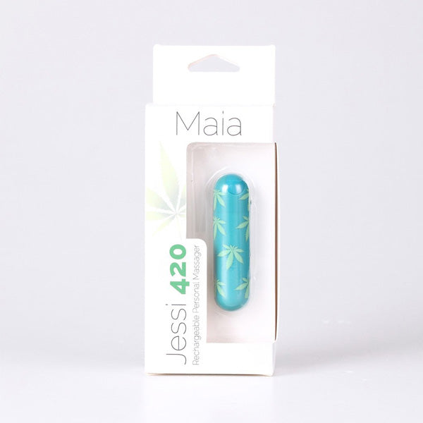 Maia Jessi 420 Green Mini Bullet | 5060311472687 | Available at EroticWarehouse.com