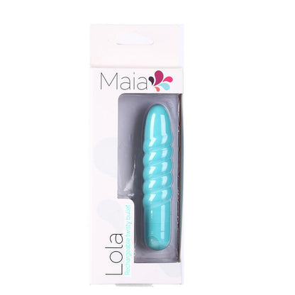 Lola Silicone 10-Function Vibrating Twisty Bullet Blue | 5060311472779 | Available at EroticWarehouse.com